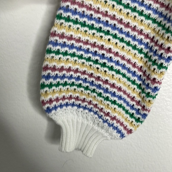 Numph Nudorsey Crochet Cotton Blend Multicolor Button Cardigan Size Large - Picture 5 of 8